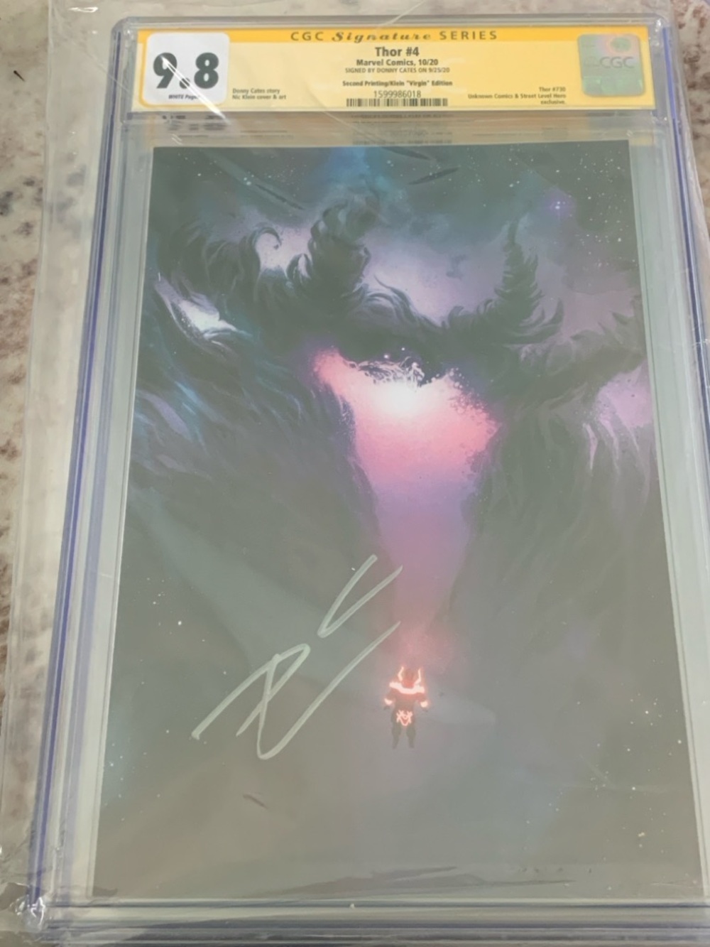 Thor #4 9.8 Virgin Cover SS DONNY CATES